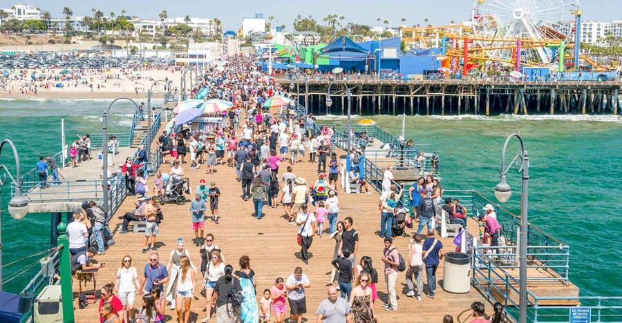 Los Angeles: LA Grand Tour by Open-Air Bus - Hollywood and Sunset Boulevard set the tone
