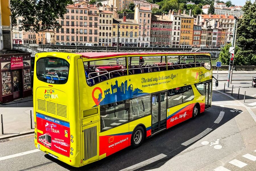 Lyon City Hop-on Hop-off Sightseeing Bus Tour - Palais de Justice and the riverfront