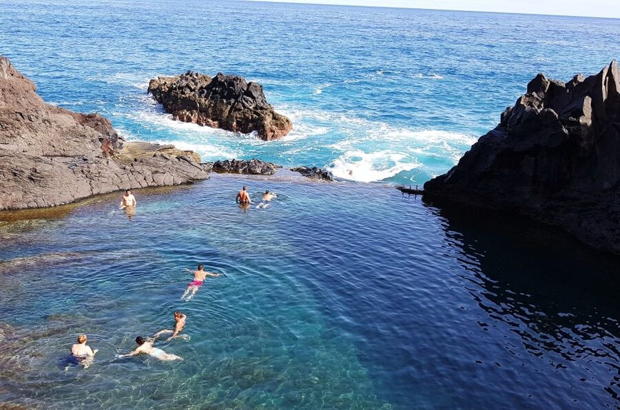 Madeira East or West Private Half-Day Tour by Open-Top Jeep - Câmara de Lobos adds local character