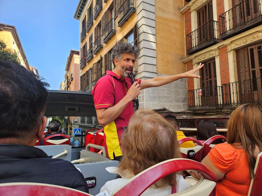 Madrid: Open-Top Big Bus Sightseeing Tour with Live Guide - Seeing Madrid from the top deck