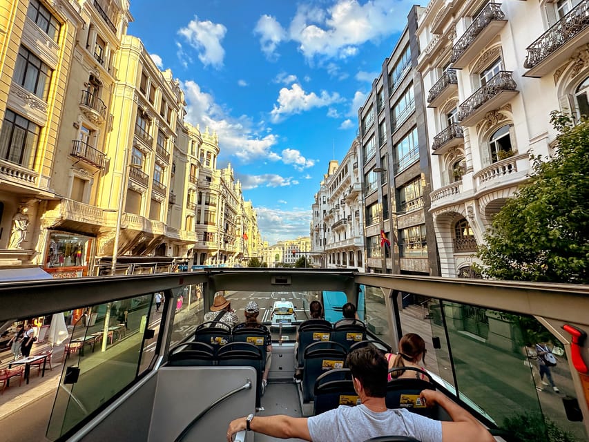 Madrid: Panoramic Open-Top Bus Day or Night Tour with Guide - Key points to know before you go