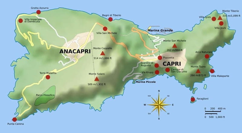 Marina Grande: Guided Capri Island Hop-On Hop-Off Bus Tour - The ride up to Anacapri and the Mamma Mia road