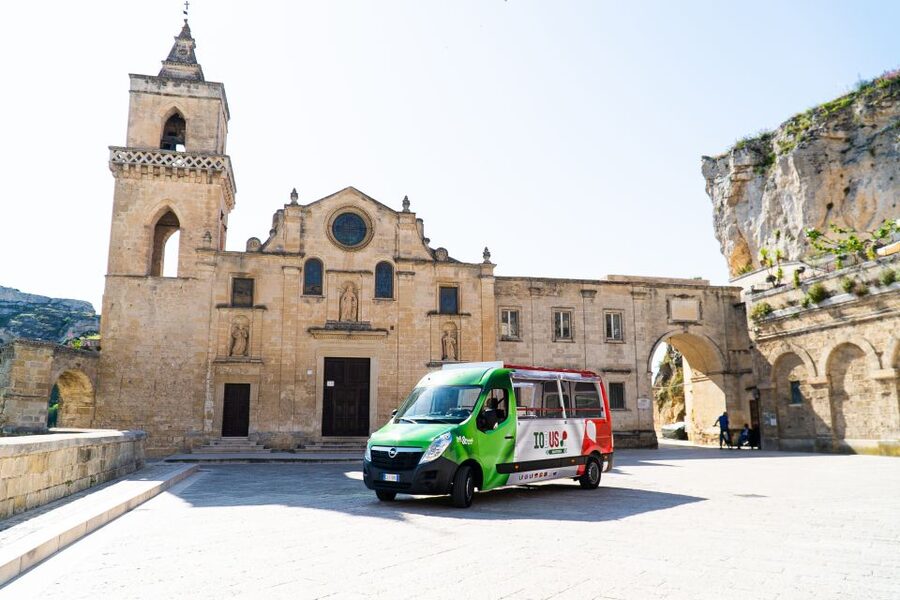 Matera: Open Top Bus Tour with Entrance to Casa Grotta - Sant’Agostino and the descent toward the Sassi