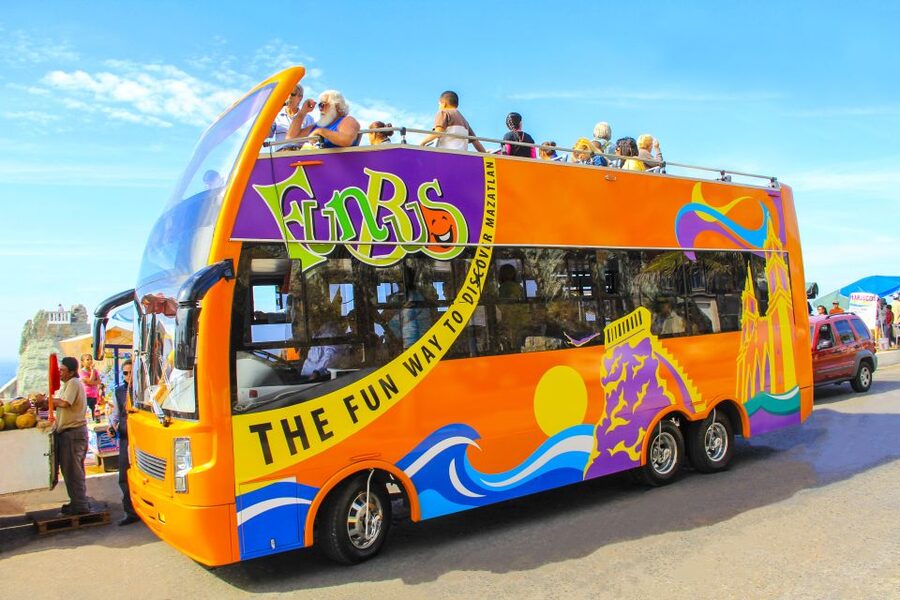 Mazatlán: Double-Decker Bus, Cliff Diving & Walking Tour - Hotel pickup and the open-top start