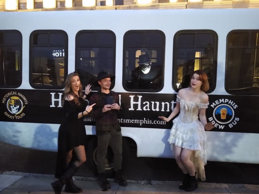 Memphis: Haunted Memphis Bus Tour - Memphis after dark, with a little more mileage