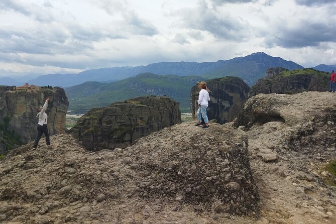 Meteora tour by coach from Corfu - Arriving among Meteora’s giant rock pillars