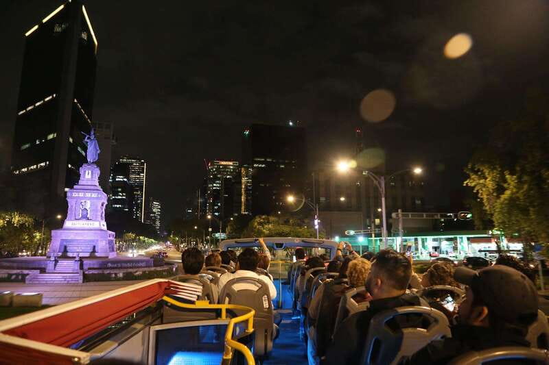 Mexico City: Night City Tour in a Double Decker Bus - Paseo de la Reforma and the Angel of Independence