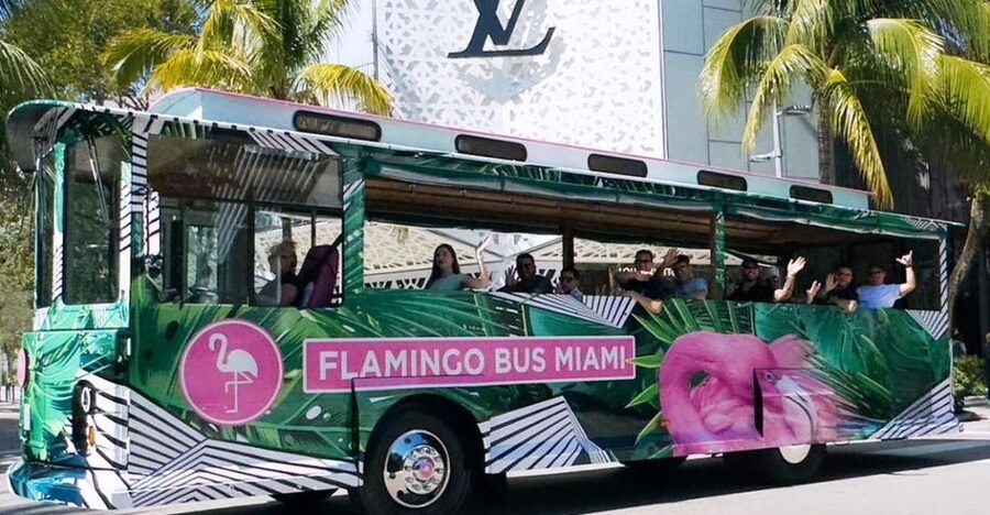 Miami Bus Tour Flamingo Open Air Trolley Bus Tours City Tour - Key points at a glance