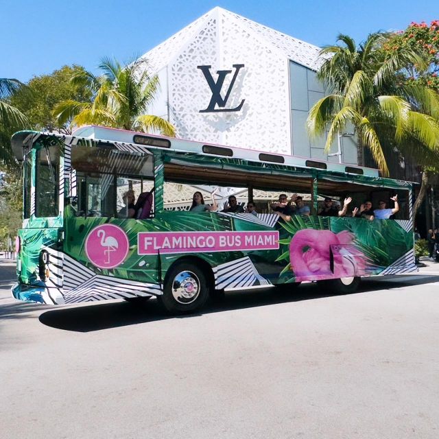 Miami Bus Tour Flamingo Open Air Trolley Bus Tours City Tour - PortMiami and Star Island: a quick look at the waterfront