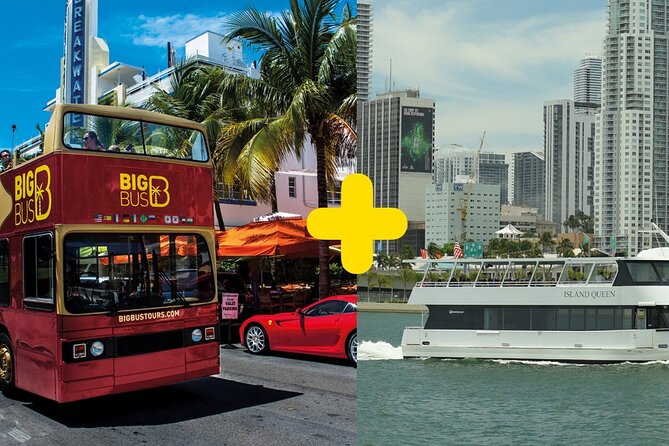 Miami Combo: Open-top Bus Tour and Sightseeing Bay Cruise - What the Miami bus and boat combination actually gives you
