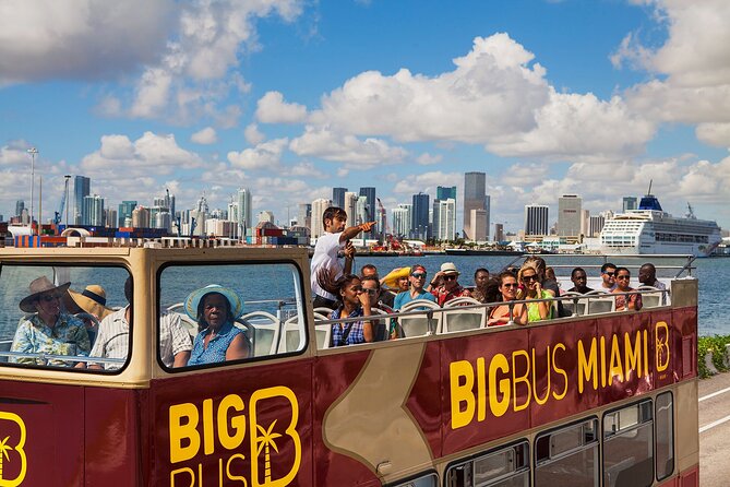 Miami: Hop-on Hop-off Tour + Cruise & Free 1-Hour Bike Rental - The Millionaire’s Row cruise from Bayside