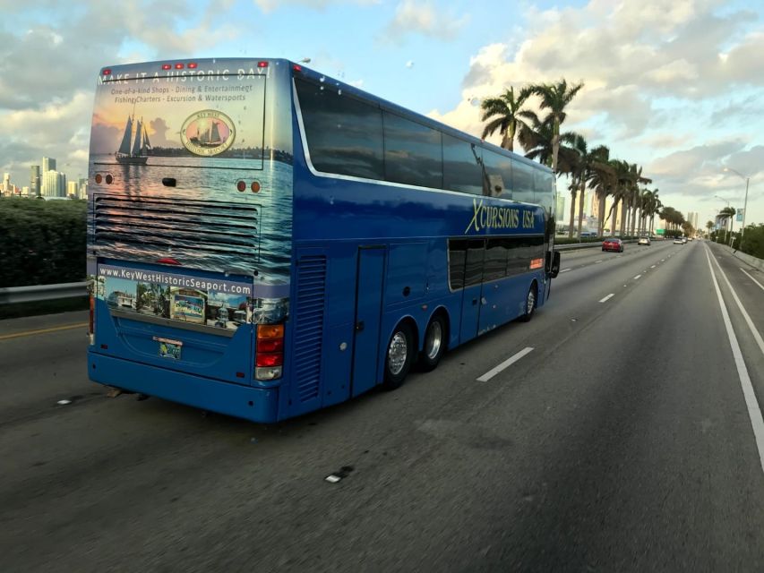 Miami & Key West: One-Way Transfer by Motor Coach Bus - The coach: useful comfort, with one warning