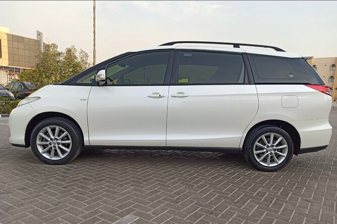 Mini Van Bus Rental Dubai 6 Seater Tourist Car - A Private Van for Building Your Own Dubai Day