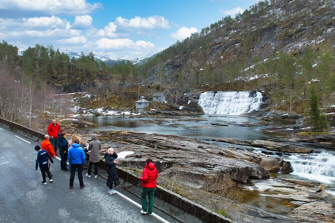 Mostraumen Golden Circle Fjordtour from Bergen – Group or Private - Leaving Bergen by Bryggen and the Nordhordland Bridge
