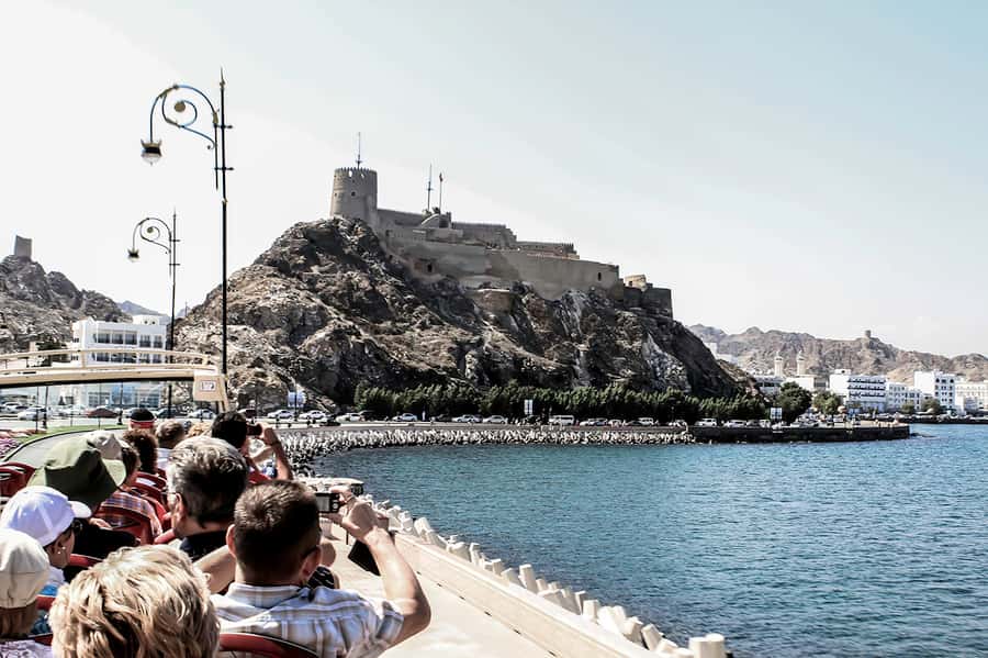 Muscat: Big Bus Hop-On Hop-Off Sightseeing Tour - Boats, the marina, and the Sea of Oman