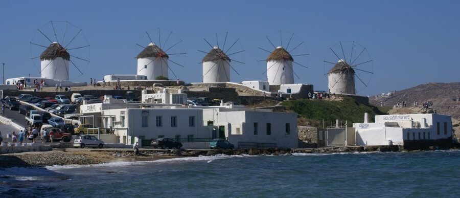 Mykonos: Half-Day City Walking Tour and Island Bus Tour - The bus ride beyond the white lanes