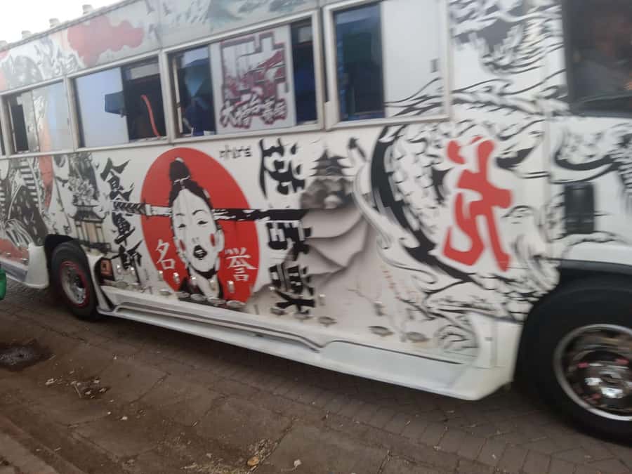 Nairobi: Party bus(matatu) adventure experience - The regular city bus gives you the useful comparison