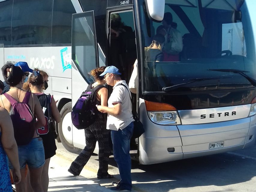 Naxos: Highlights Bus Tour with Free Time for Lunch and Swim - Demeter’s Temple and the valley of Gyroula