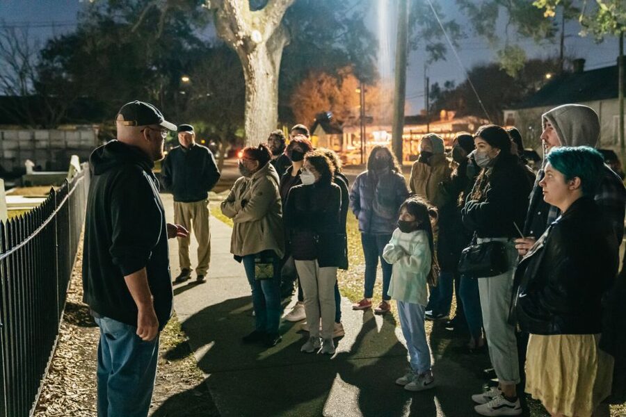 New Orleans: Cemetery Bus Tour At Dark with Exclusive Access - Inside Odd Fellows Rest