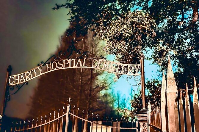 New Orleans Dead of Night Ghosts and Cemetery Bus Tour - Esplanade Avenue stories from the bus