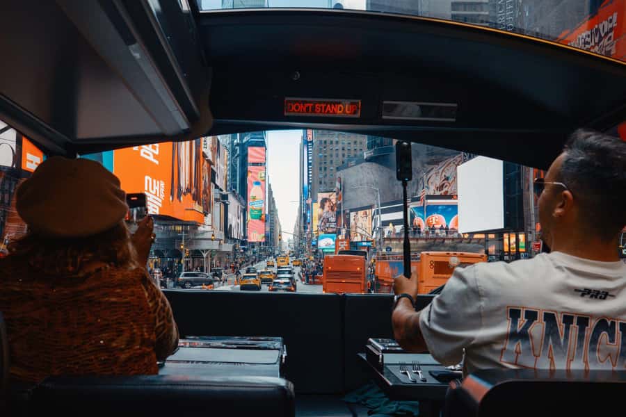 New York City: Bustronome Gourmet Lunch Tour on a Luxury Bus - The four-course lunch by Chef Sebastien Nicolleau