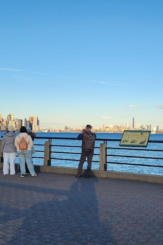 New York City Night Views - A panoramic hop-on-hop-off tour - Liberty State Park and the first big skyline view