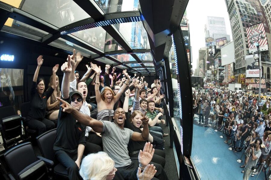 New York City: The Ride Interactive Bus Tour - The traffic problem you should plan around