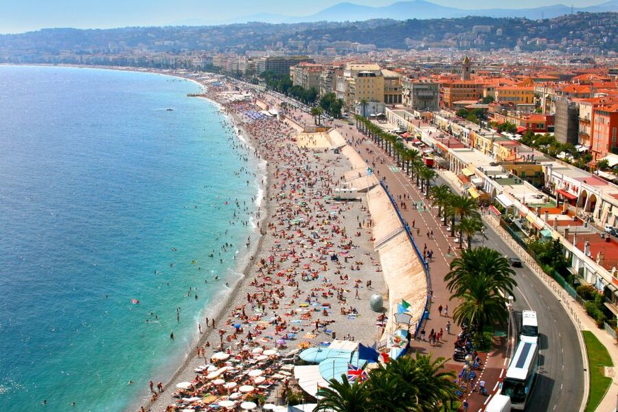 Nice: 1 or 2-Day Hop-On Hop-Off Bus Tour - What you see from Quai des Etats-Unis to the Promenade