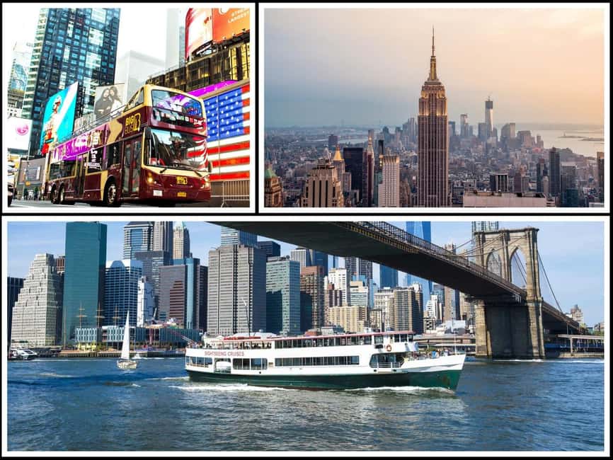 NYC Bundle: Empire State, Big Bus Tour, & Circle Line Cruise - Big Bus for Times Square, Central Park, and SoHo
