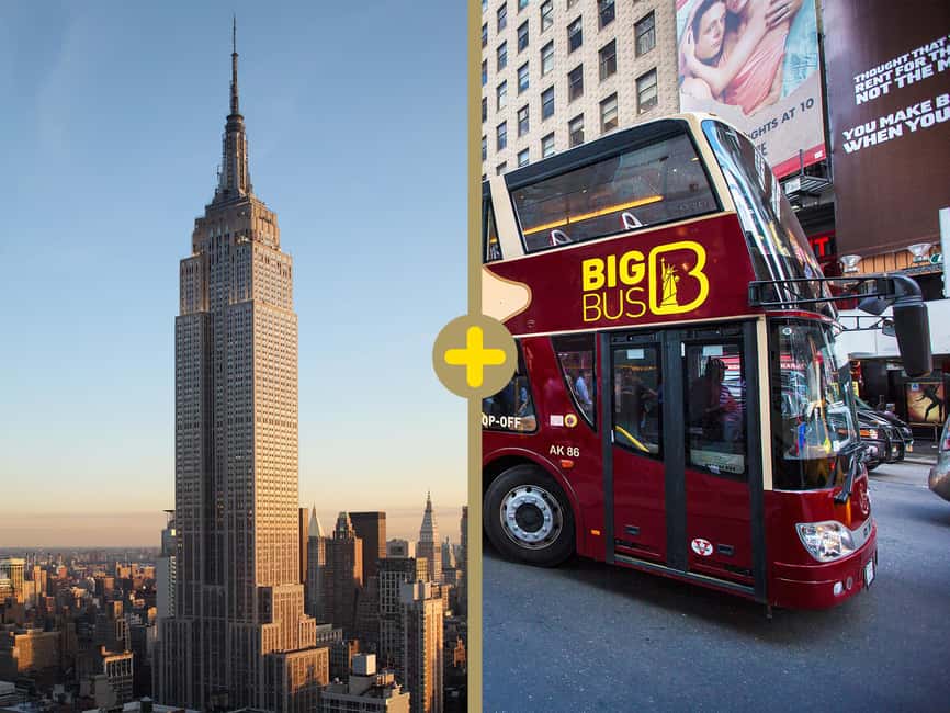NYC: Empire State Building & 48-hour Hop-on Hop-off Tour - Standing above Manhattan at the Empire State Building