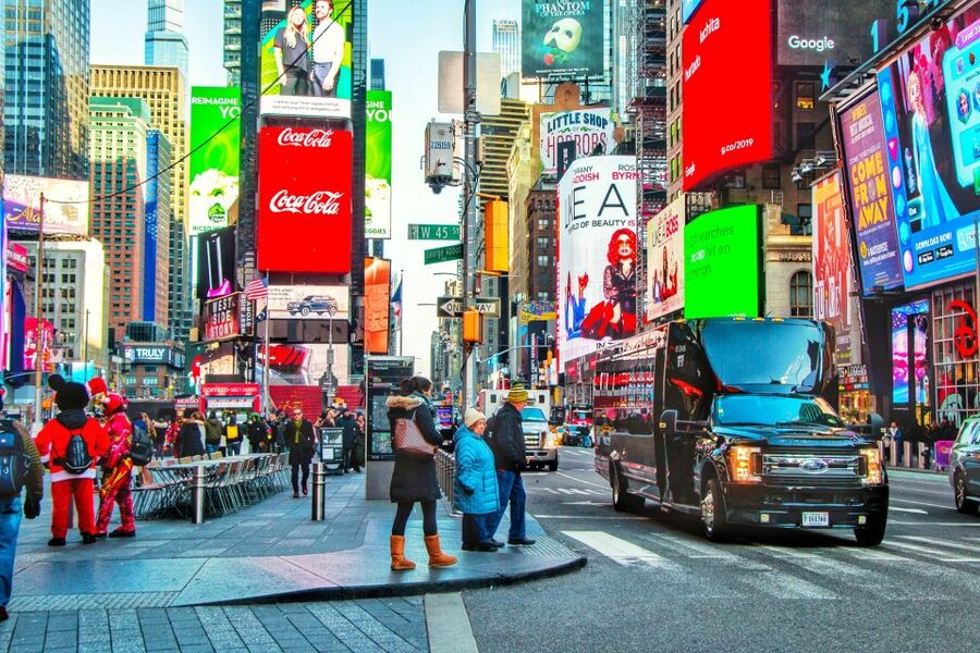 NYC: Guided Bus and Walking Tour with Staten Island Ferry - Starting near Times Square