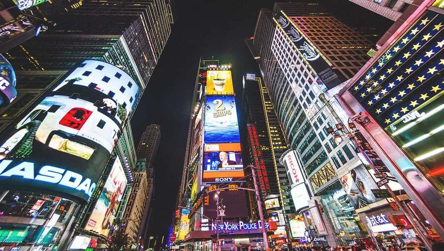 NYC: Skyline Night Tour on Double-Decker Bus - Live commentary, headphones, and the audio option