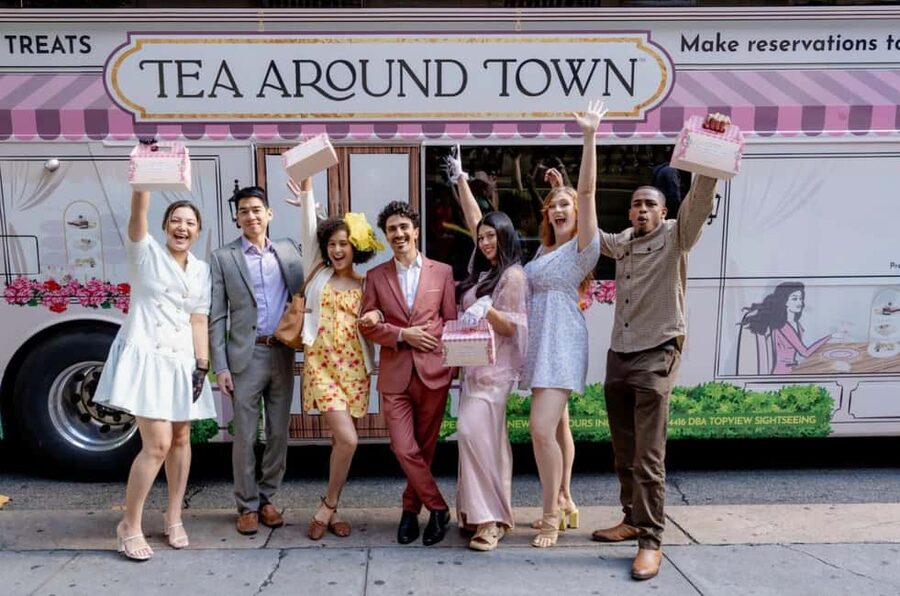 NYC: Tea Around Town Bus Tour with Live Entertainment - Tea, Scones, and Sweet Bites