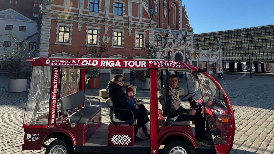 Old Riga Heated E-Bus Tour with Audio Guide & Mulled Wine - What you see during the 30-minute ride
