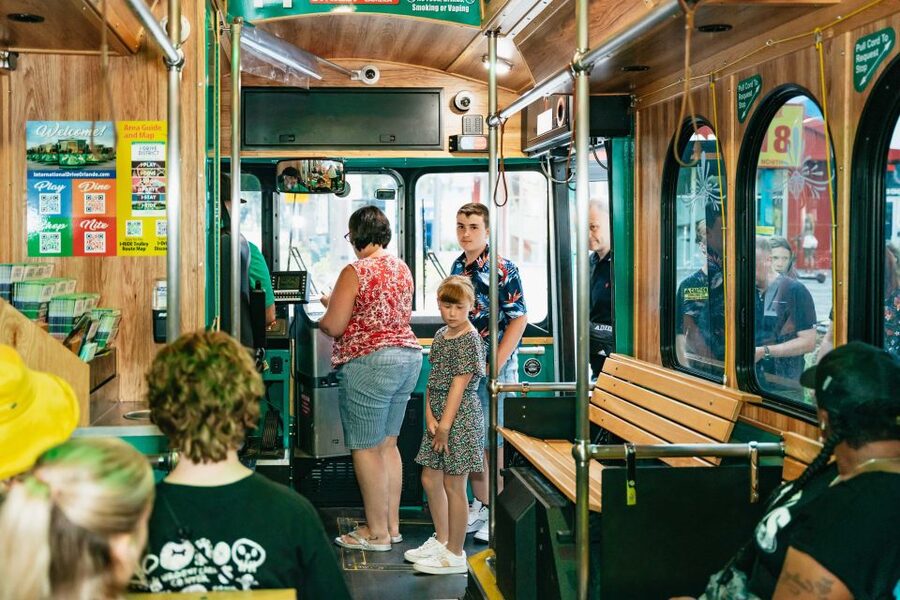 Orlando: I-Ride Trolley Hop-on Hop-off Pass - ICON Park and the middle of International Drive