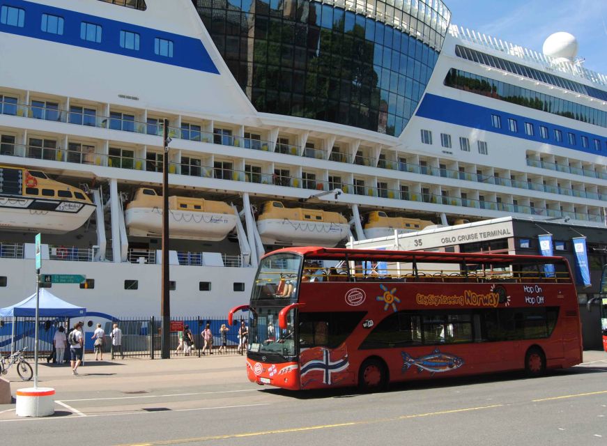 Oslo: City Sightseeing Hop-On Hop-Off Bus Tour - The National Theatre and Royal Palace stop