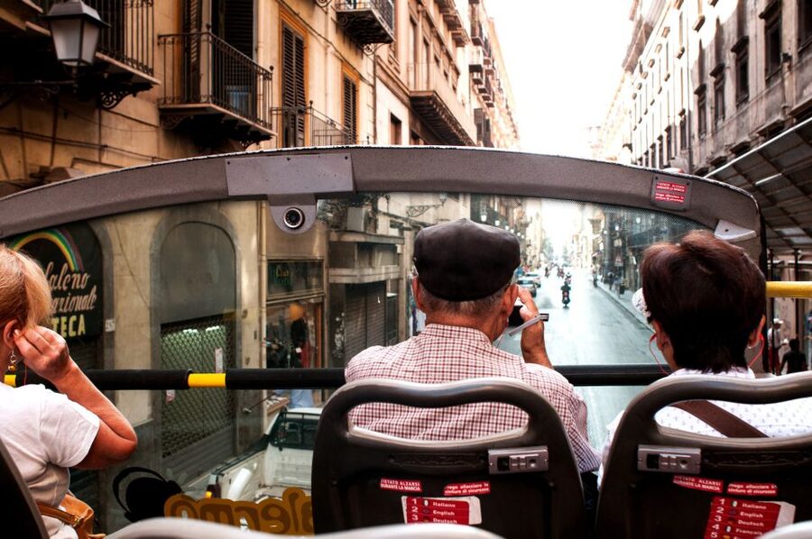 Palermo: Hop-on Hop-off Bus Tour 24-hour Ticket - The open-top view is useful, with one clear warning
