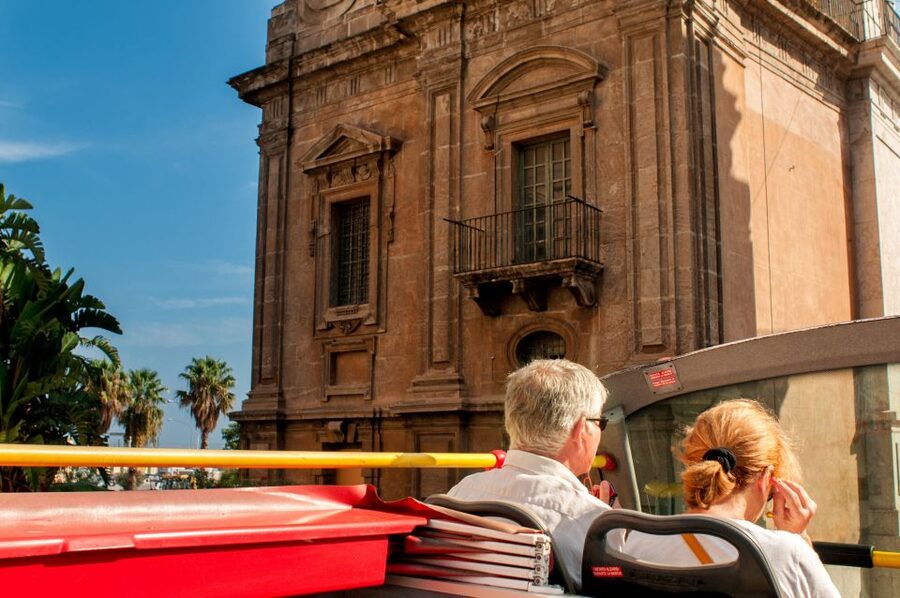 Palermo: Hop-on Hop-off Bus Tour 24-hour Ticket - Optional trip to Mondello Beach