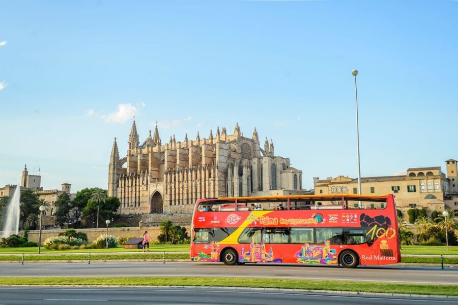 Palma de Mallorca: City Sightseeing Hop-On Hop-Off Bus Tour - Poble Espanyol or Bellver Castle