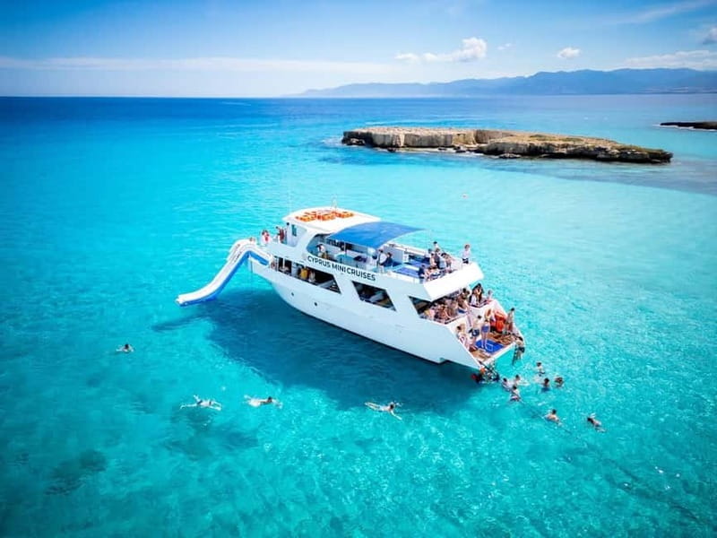 Paphos/Akamas: Blue Lagoon Bus & Boat Tour with Water Slide - The road to Latchi and the Akamas Peninsula