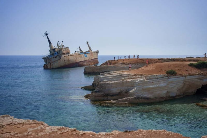 Paphos/Akamas: Blue Lagoon Bus & Boat Tour with Water Slide - Banana plantations and the road toward Latchi
