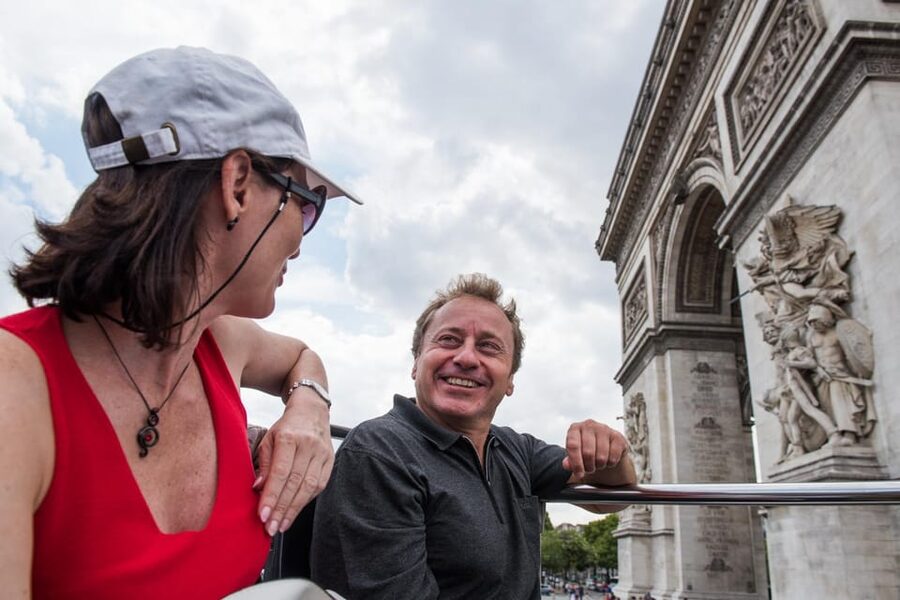 Paris: Arc de Triomphe Ticket & Big Bus Hop-on Hop-off Tour - Weather, Seating, and Accessibility