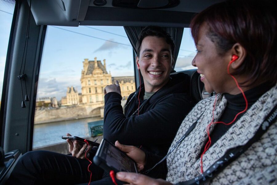Paris: Audio-Guided Bus Tour & Seine River Cruise - Seeing Paris from Place de Sydney to the Eiffel Tower