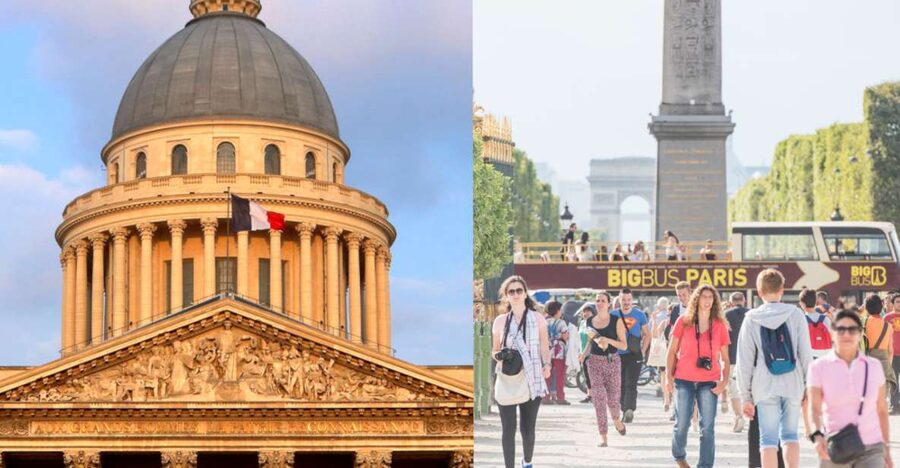 Paris: Big Bus Hop-on Hop-off Tour and Pantheon entrance - Seeing Paris from the upper deck