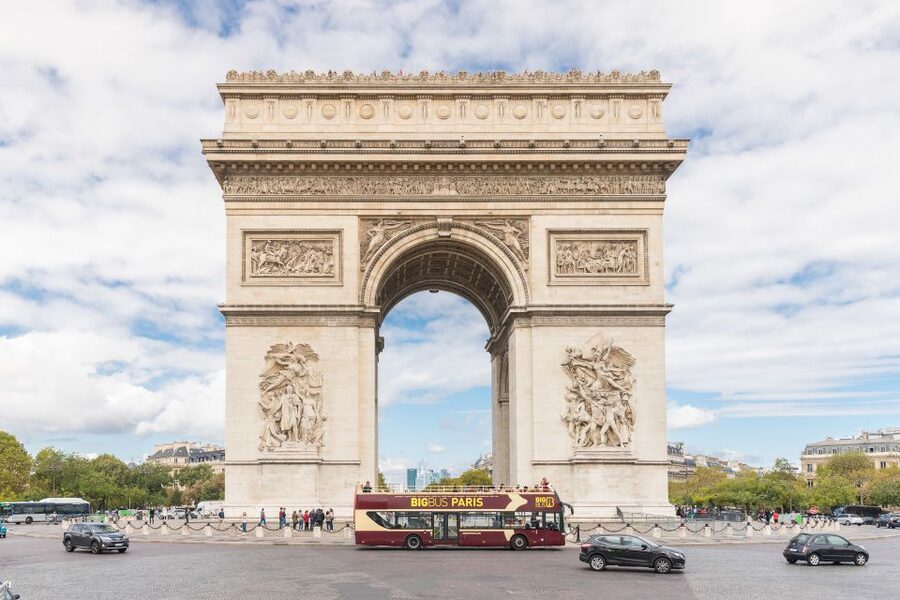 Paris: Big Bus Hop-on Hop-off Tour & Panoramic Night Tour - The Champs-Élysées and Arc de Triomphe