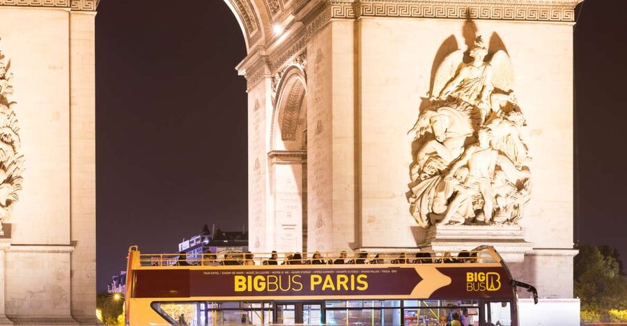 Paris: Big Bus Hop-on Hop-off Tour & Panoramic Night Tour - The upper deck, Wi-Fi, and timing