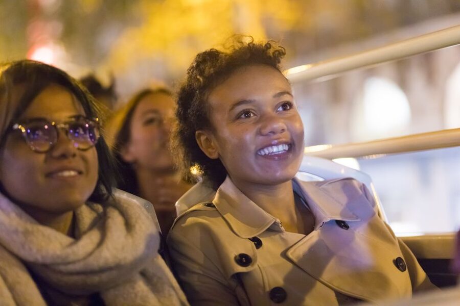 Paris: Big Bus Hop-on Hop-off Tour & Panoramic Night Tour - The Eiffel Tower from an open-top seat