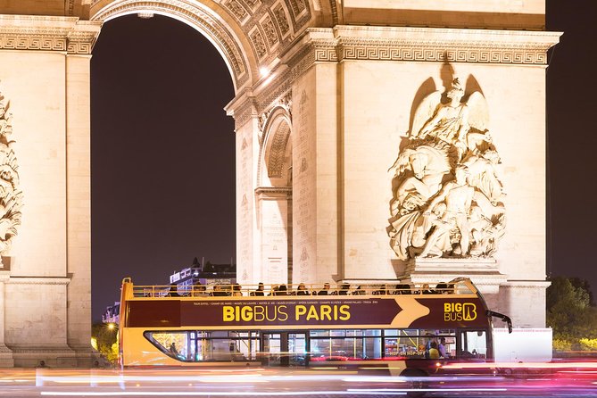 Paris Big Bus Open Top Panoramic Night Tour - How much value do you get for $36.14?