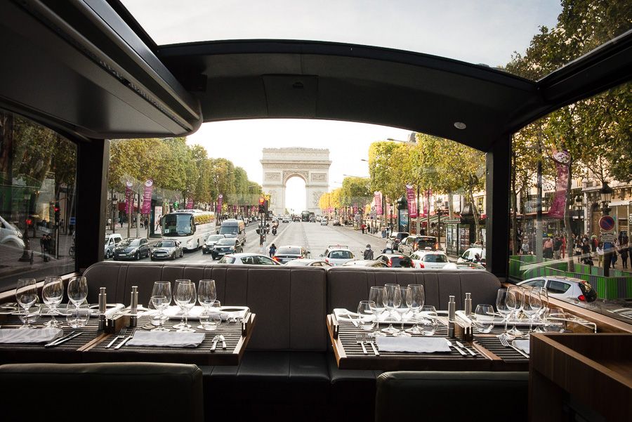Paris: Bustronome Gourmet Lunch Tour on a Glass-Roof Bus - Comfort, weather, and the two-hour pace