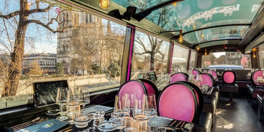 Paris: Champs Elysées Bus Toqué w/Lunch & Glass of Champagne - Should you book this Paris bus lunch?